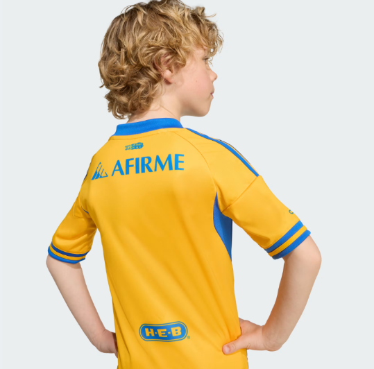 Uniforme Tigres UANL 2025/26 Local Niños