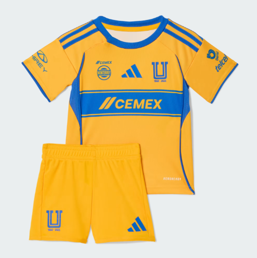 Uniforme Tigres UANL 2025/26 Local Bebé