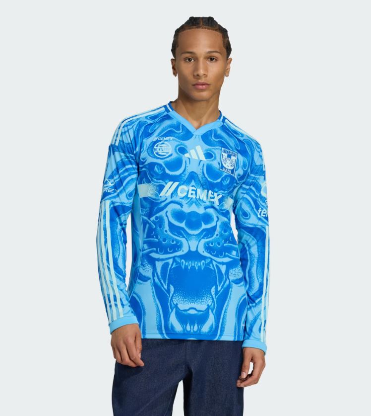 Jersey Tigres UANL 2025/26 Visitante Manga Larga Hombre