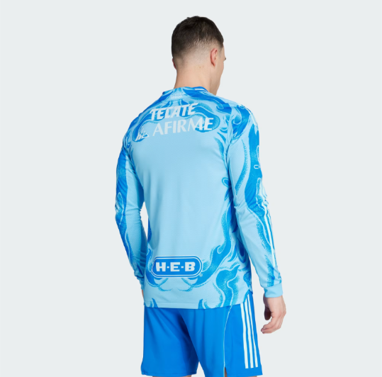 Jersey Tigres UANL 2025/26 Visitante Manga Larga Versión Jugador Hombre