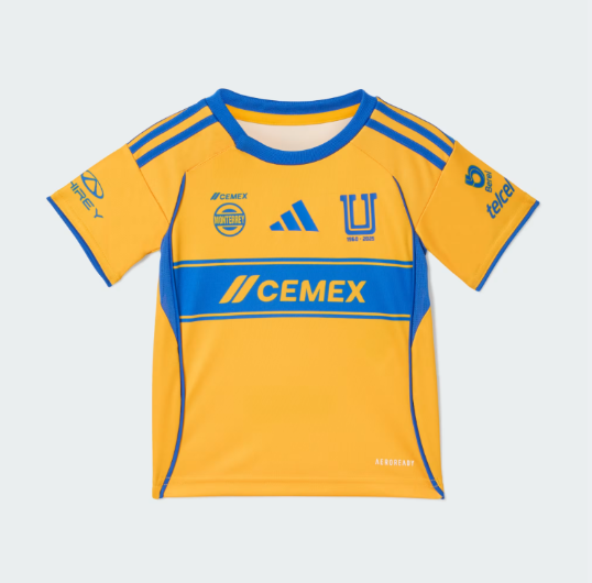 Uniforme Tigres UANL 2025/26 Local Bebé