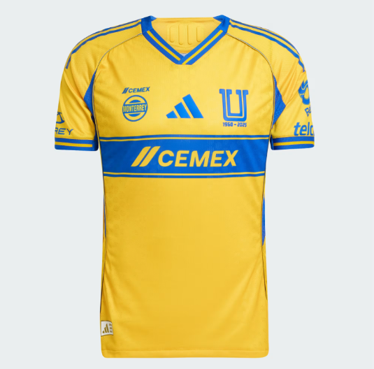 Jersey Tigres UANL 2025/26 Local Versión Jugador Hombre