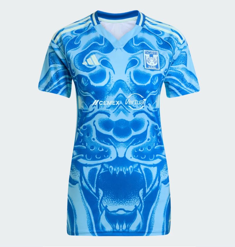 Jersey Tigres UANL 2025/26 Visitante Mujer
