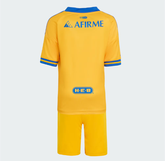 Uniforme Tigres UANL 2025/26 Local Niños